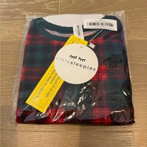 NWT Little Sleepies Tartan Pajamas 7/8